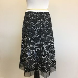 Basil & Maude Sparkle Sequin Skirt